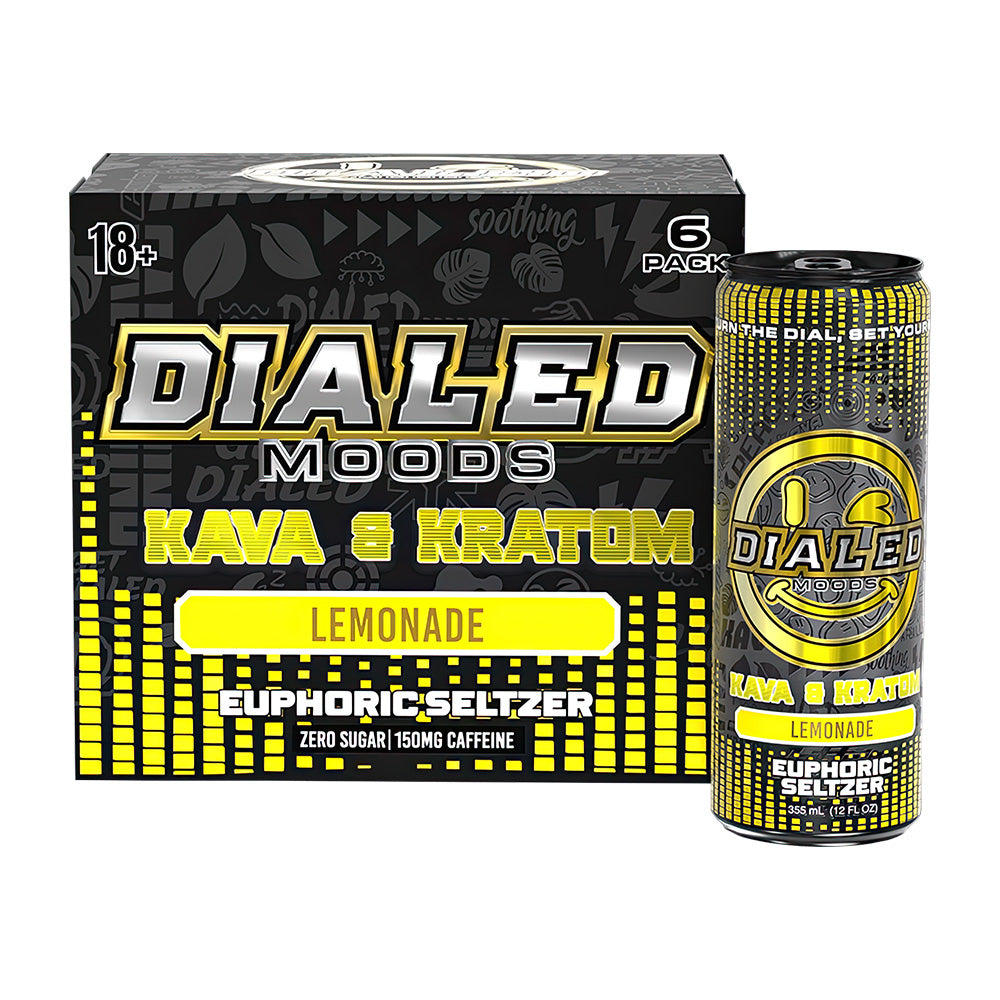 Dialed Moods Kratom Kava Seltzer 12 Pack