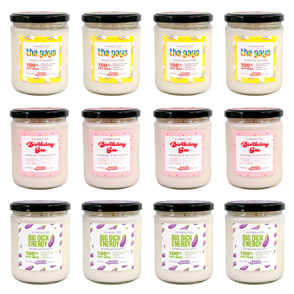 Kushy Kandles Naughty Edition Variety Pack