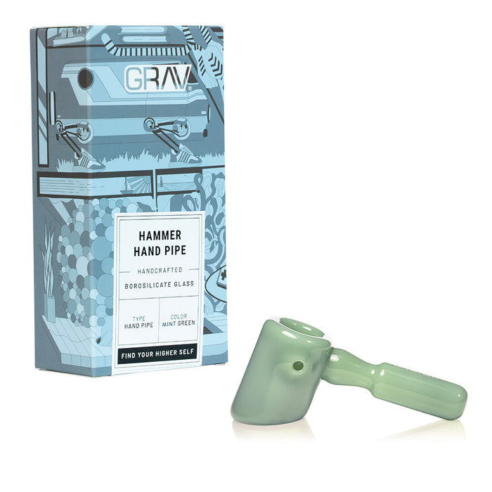 Grav Hammer Hand Pipe Mint Green