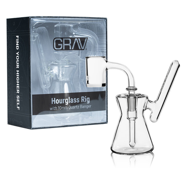 Grav Hourglass Rig w/ 10mm Quartz Banger