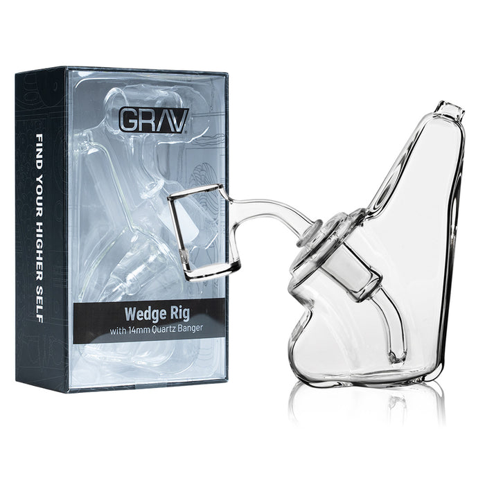 Grav Wedge Rig w/ 14mm Quartz Banger