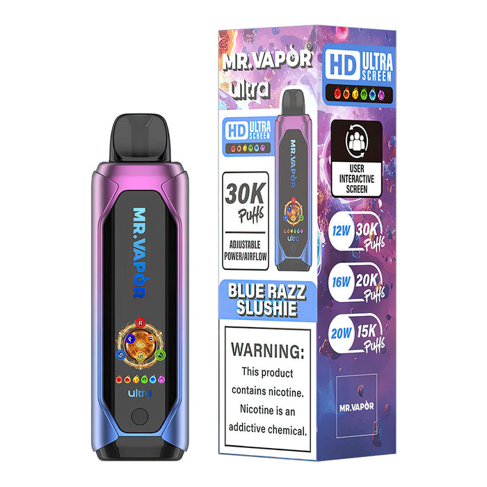 Mr.Vapor Ultra Blue Raz Slushie Disposable 6ct