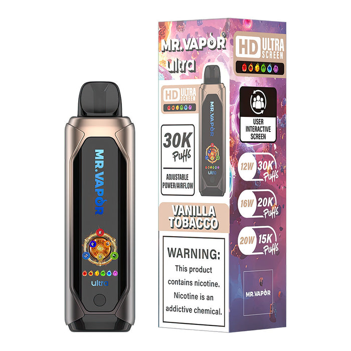 Mr.Vapor Ultra Vanilla Tobacco Disposable 6ct