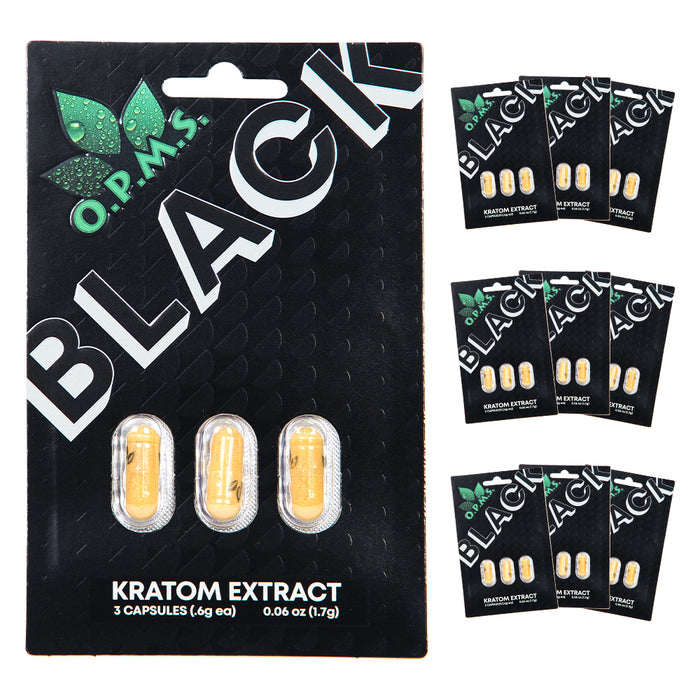 OPMS Black 3ct Capsules 10ct Bundle