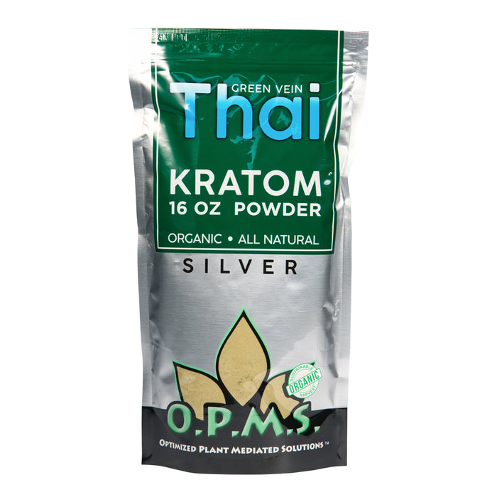 OPMS Silver Powder 16oz Green Vein Thai