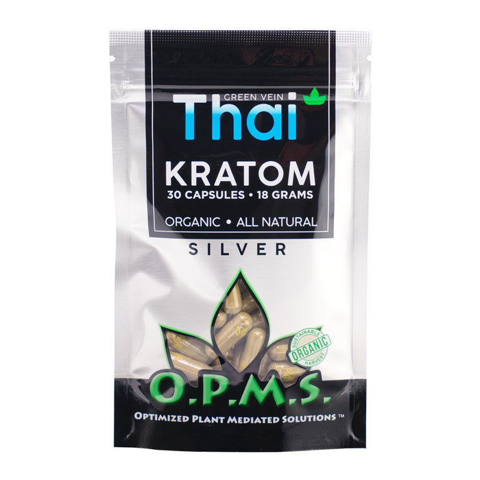 OPMS Silver Caps 18g/30ct Green Vein Thai