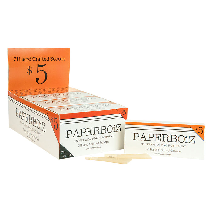 Paperboiz 21 Pack Hand Crafted Scoops 20ct