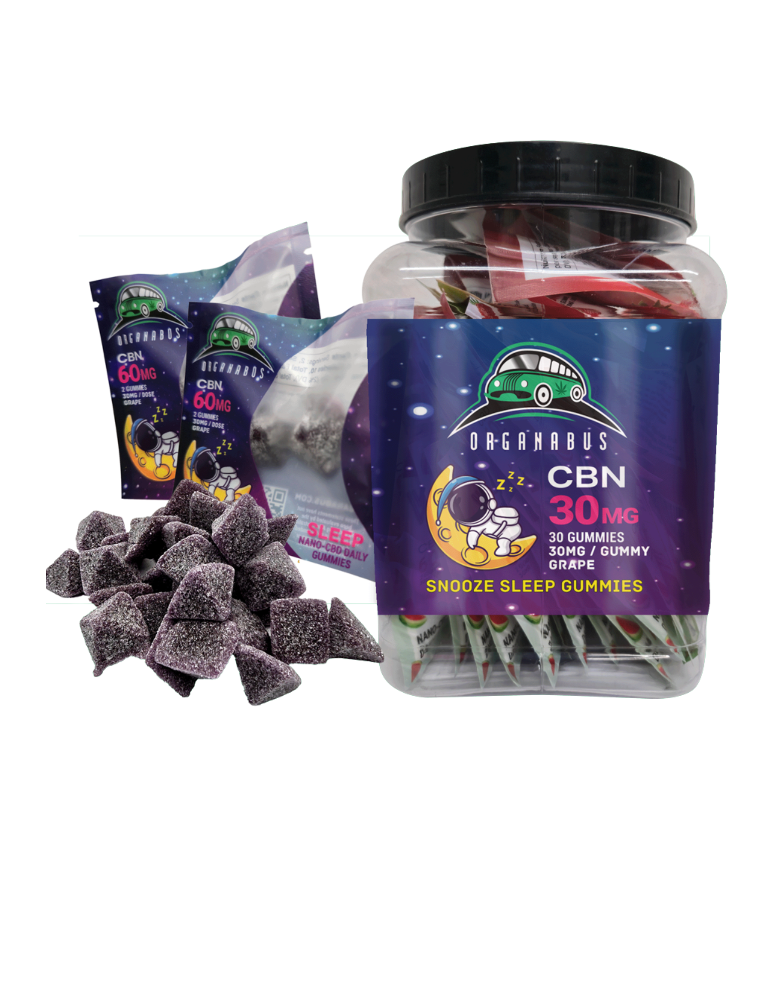 Organabus Sleepy Gummy 2pk 30unit 4ct