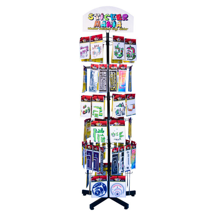 Stickermania Floor Shipper Display - 126 Stickers