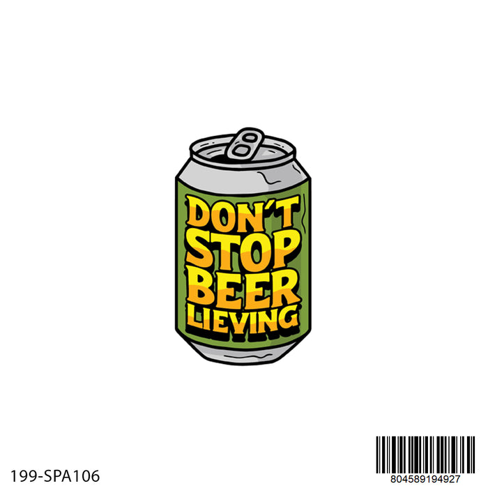 Stickermania Don't Stop Beer-Lieving 5-3pks