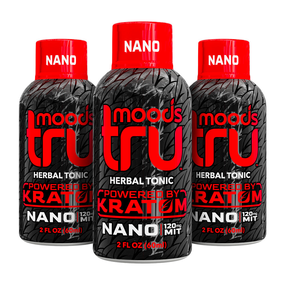 Tru Moods Shots Red Nano Kratom Shot - 2oz Box of 12